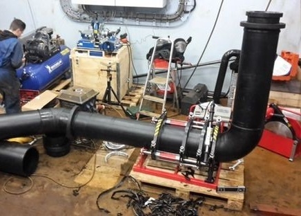 Semi автоматический сварочный аппарат сплавливания батта для труб HDPE 90 до 315mm