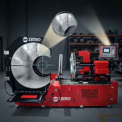 CNC 800MM Saddle Fitting Fabrication Machine Automatic Equal Tee 380V CE Certified PLC Control