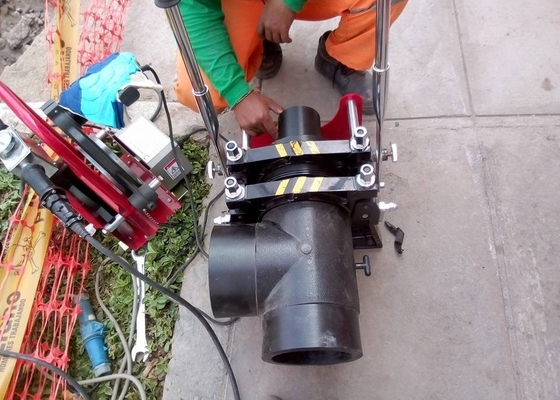 работать сварщика сплавливания Hdpe 110V 60HZ ручным одобренный CE легкий